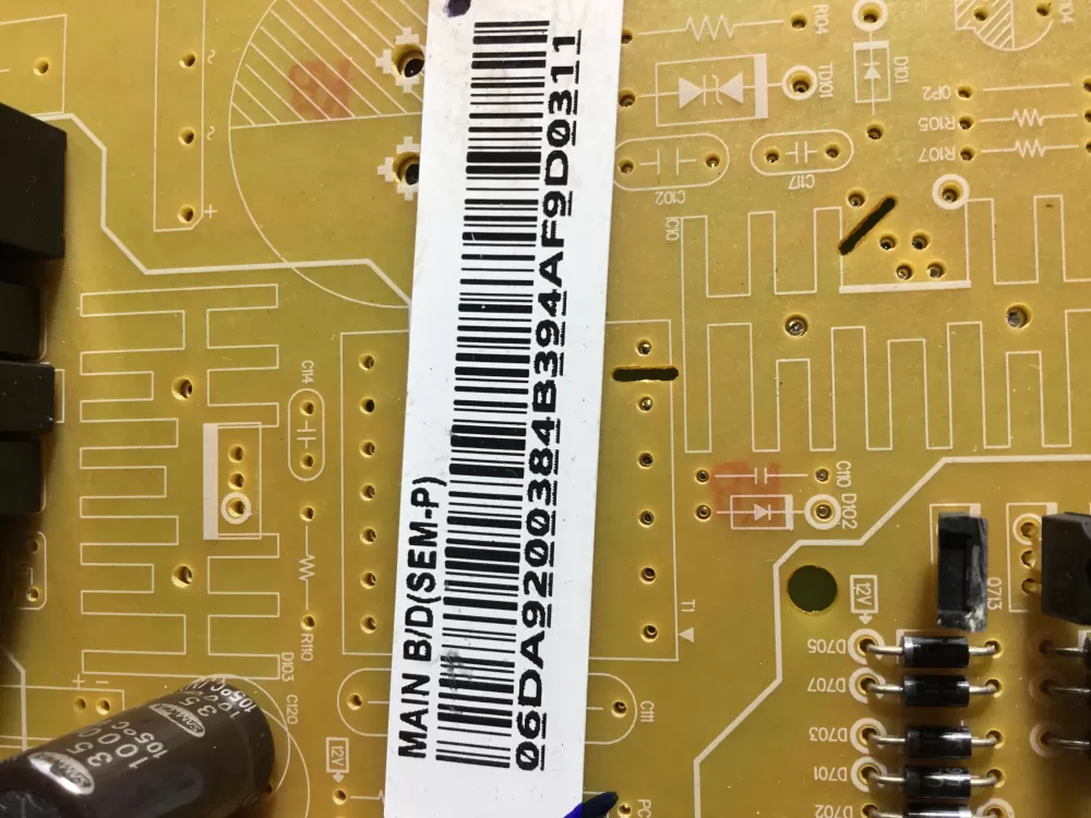 Samsung AP5620310 DA92 00384B Refrigerator Control Board AZ44086 | NR1758