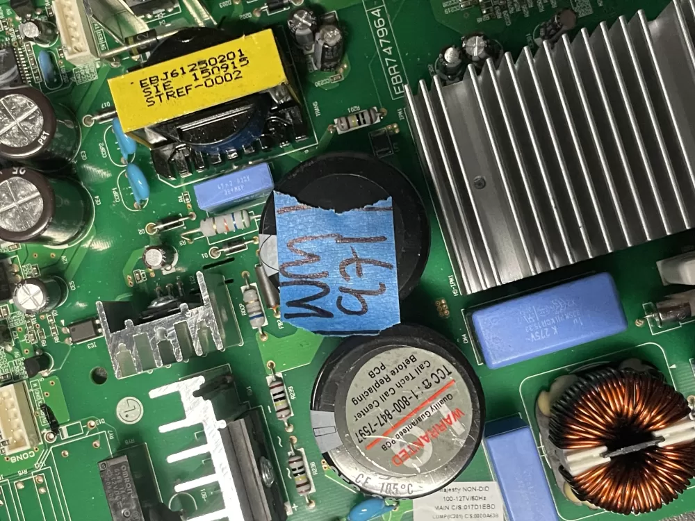 LG Kenmore EBR74796444 Refrigerator Control Board AZ23627 | WM971