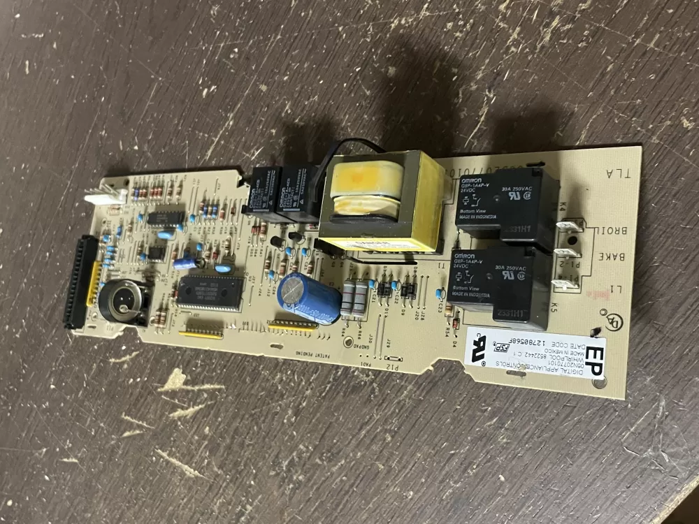 Whirlpool  Kenmore WP8523665  AP6012843  8523665  8273487  8273487R  8273488  8273627  8273639  8522442  8522442R  8522869  8523665R  938995  00N20770100  PS11746059 Range Control Board