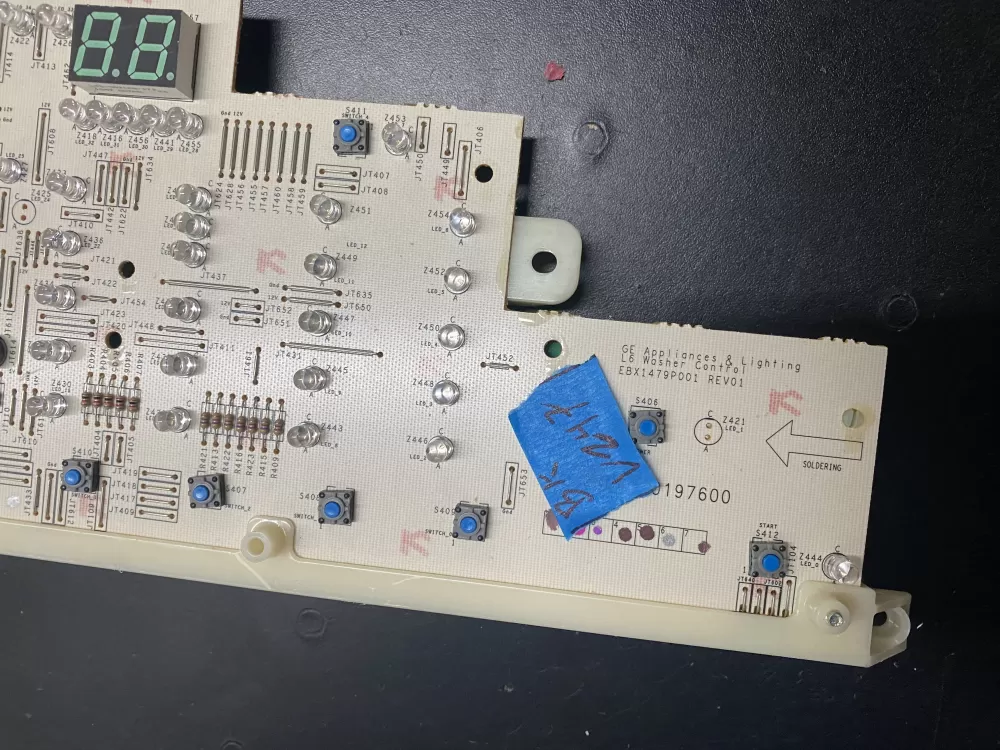 GE 175D6854G007 175D6854G005 175D6854G004 Washer Control Board AZ6773 | BKV247