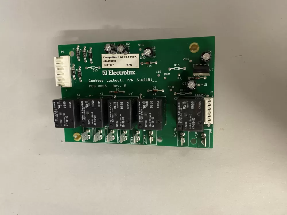 Frigidaire  Kenmore AP3768449 316418100 316418101 PS977959 Range Control Board