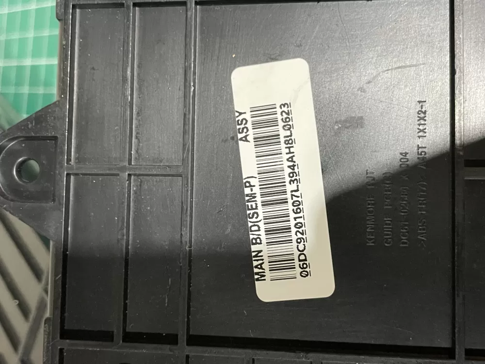 Samsung DC92 01607C Dryer Control Board User Interface AZ193346 | Wmv884