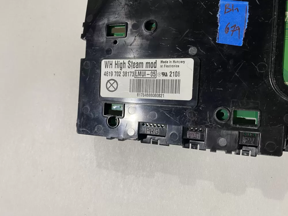 Whirlpool 4619 702 38173 Washer Control Board Display UI AZ171017 | BK679