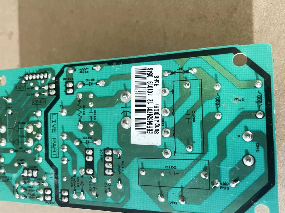 LG EBR64624701 Range Control Board AZ96036 | Wm1915