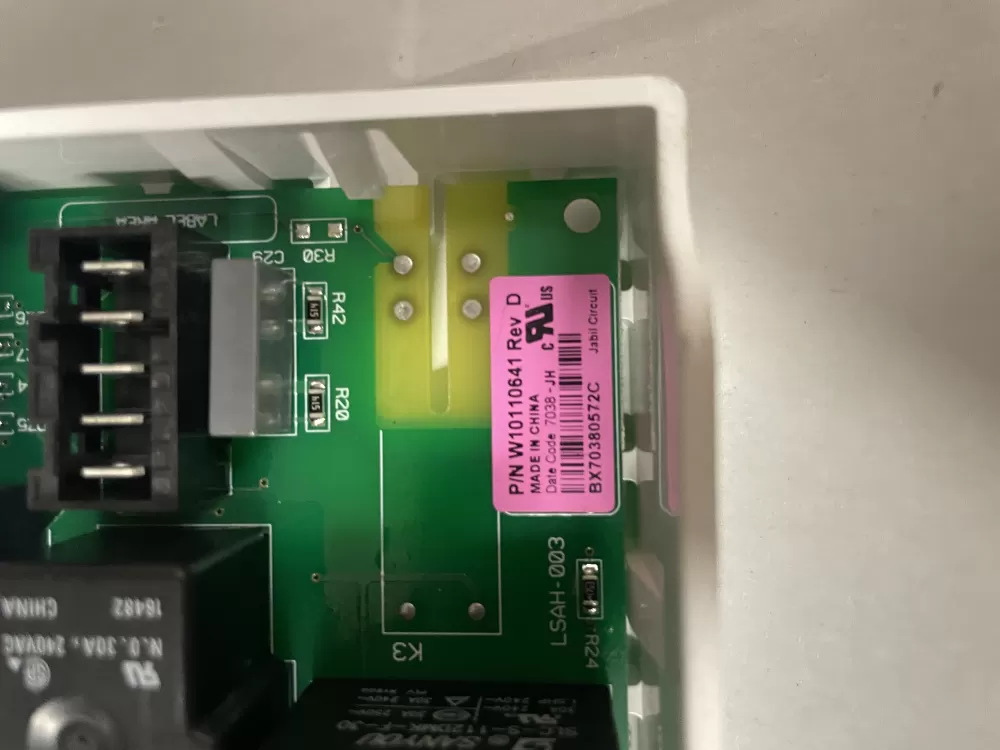 Whirlpool Kenmore AP6015062 W10110641 Dryer Control Board AZ219721 | Wm1819