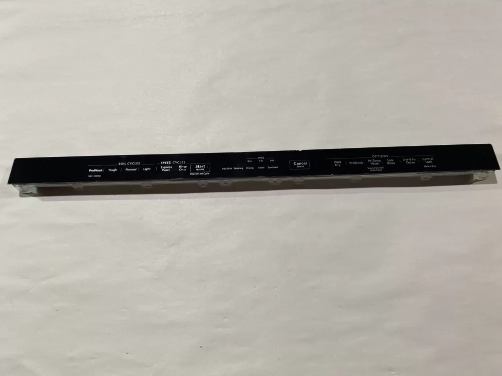 KitchenAid W10655044 Dishwasher Control Board Panel