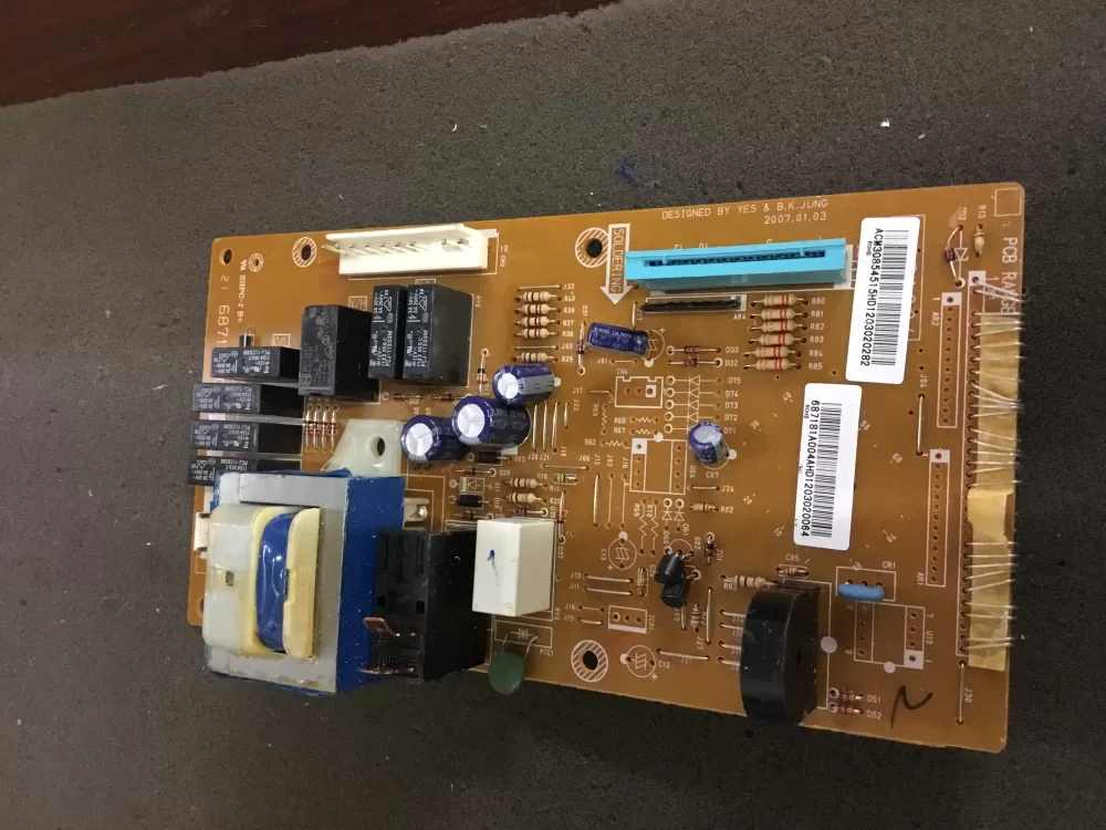 LG 687181A004A P1 6A004 Microwave Control Board 687181a004 AZ90776 | NR1254