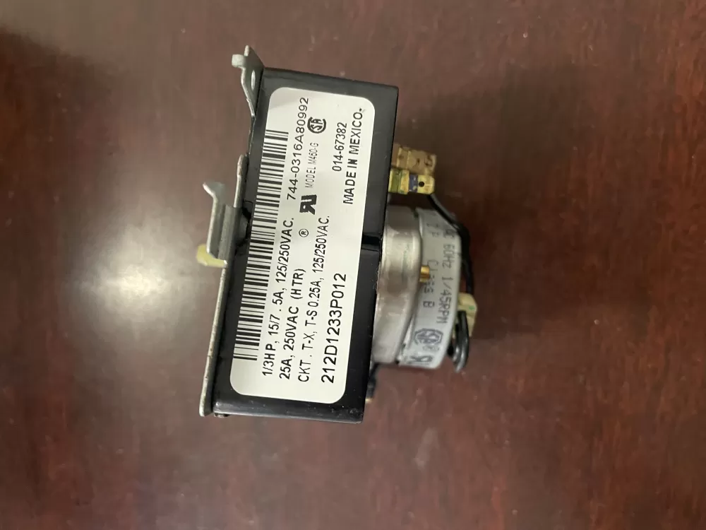 GE 212D1233P012 WE4M364 Dryer Timer