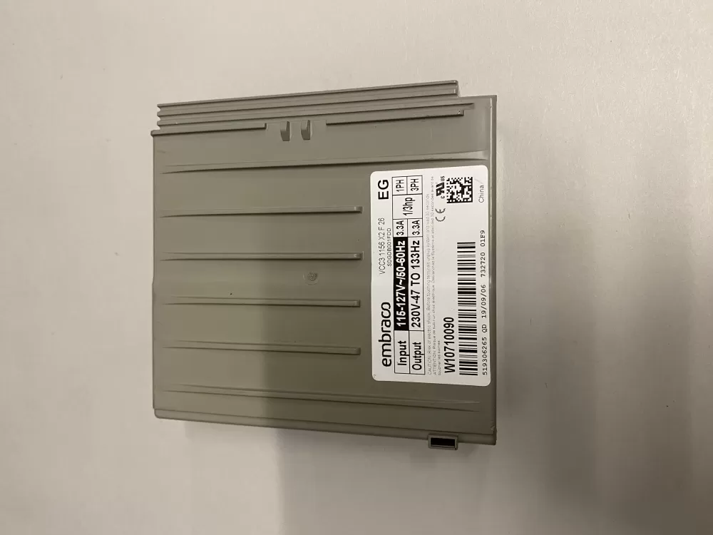Whirlpool  Maytag  KitchenAid  Kenmore W10710090 W11087200 PS12070625 Refrigerator Control Board Inverter