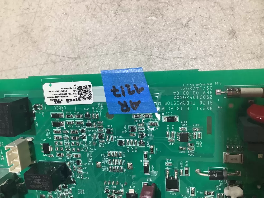 GE Hotpoint 290D1955G102 WH22X35239 Washer Control Board AZ112398 | AR1217