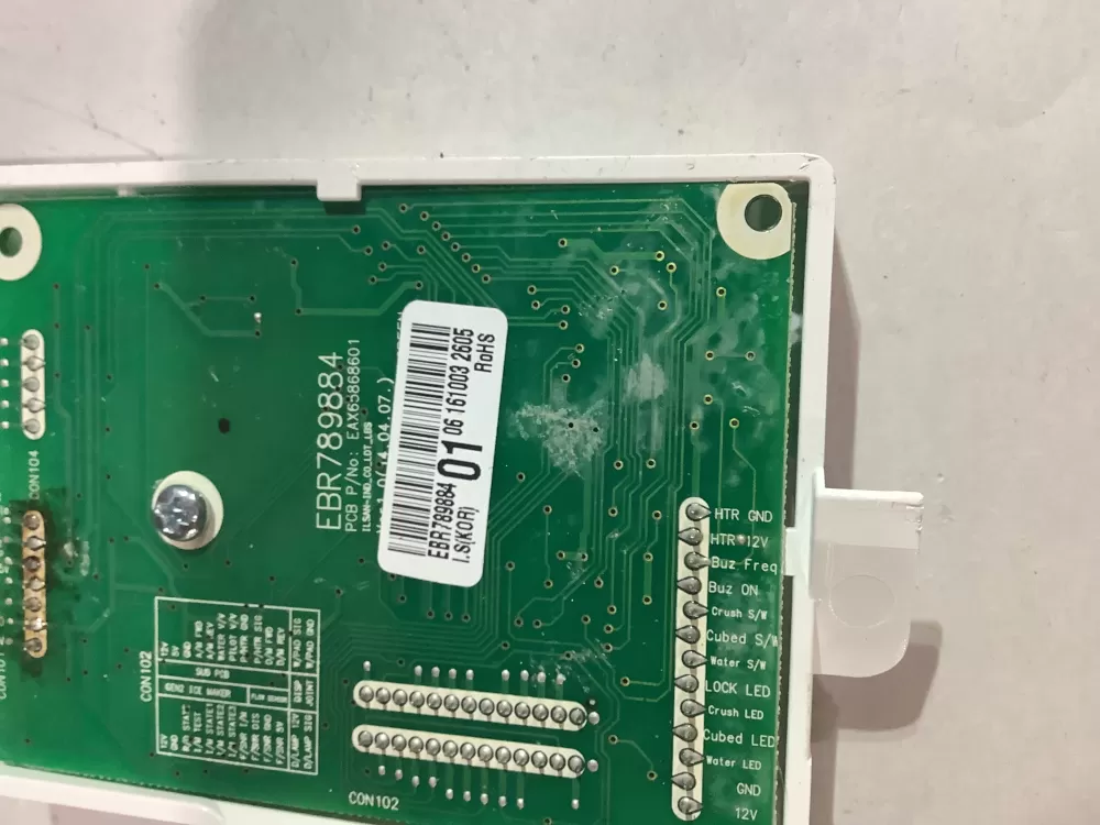 LG Kenmore EBR78988404 Refrigerator Control Board Dispenser AZ183772 | ZC2711