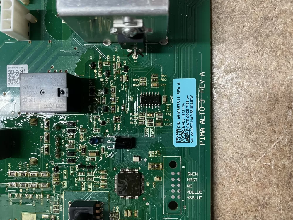 Maytag Whirlpool W10857311 Washer Control Board Rev AZ12485 | KM1659