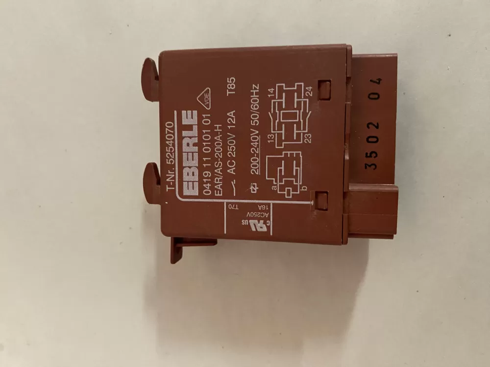 Miele 5254070 Washing Machine Control Board Relay