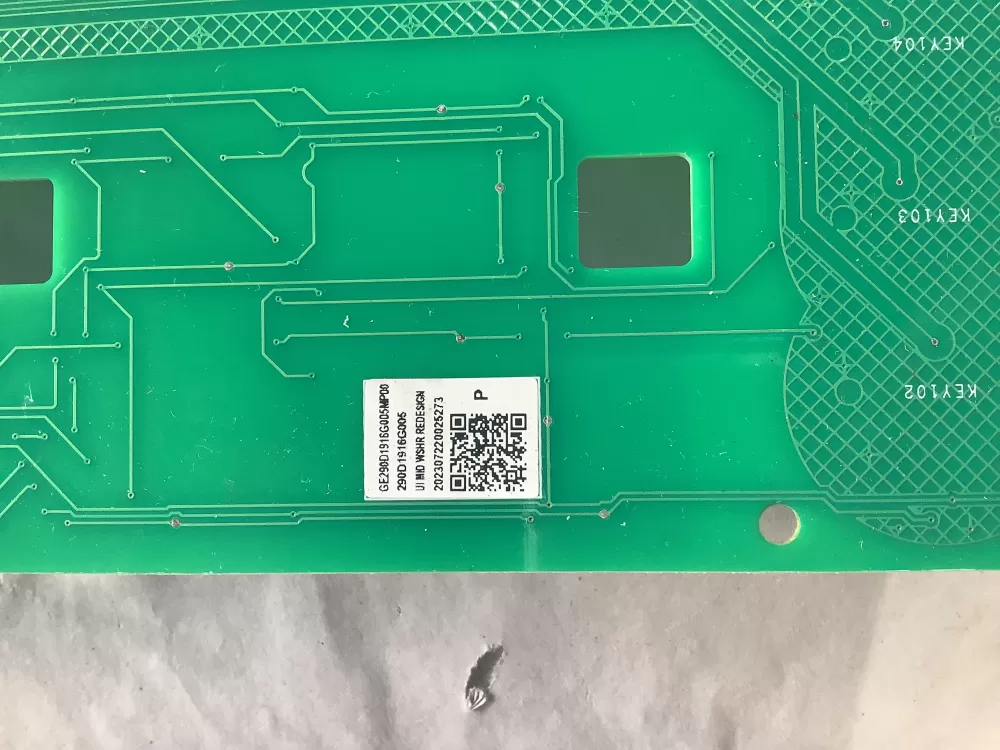 GE 290D1915G005 Washer Control Board AZ150428 | BGV772