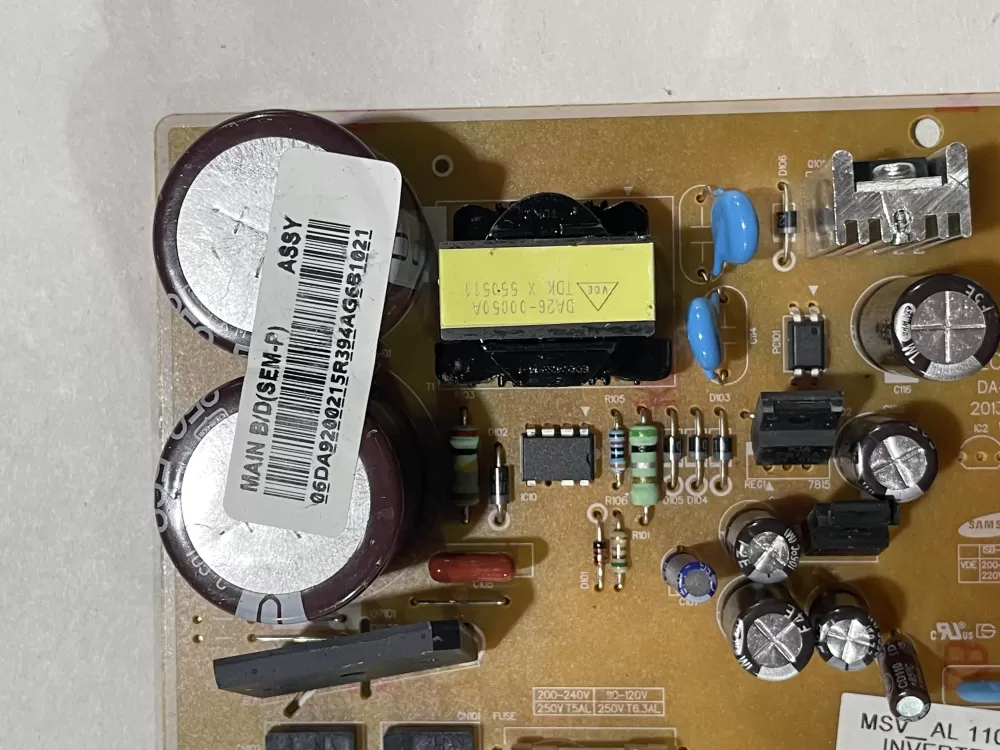 Samsung DA92-00215R Refrigerator Inverter Control Board AZ156950 | KM1214
