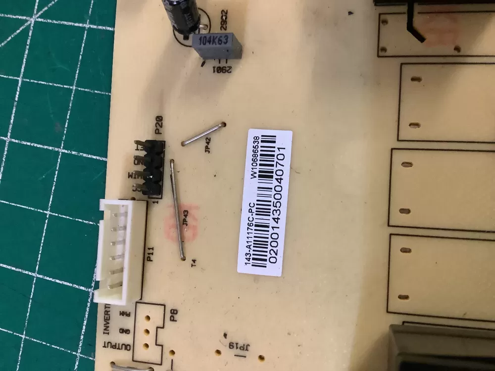 Whirlpool W10508737 W10686538 W10848139 Microwave Control Board AZ194480 | NR593