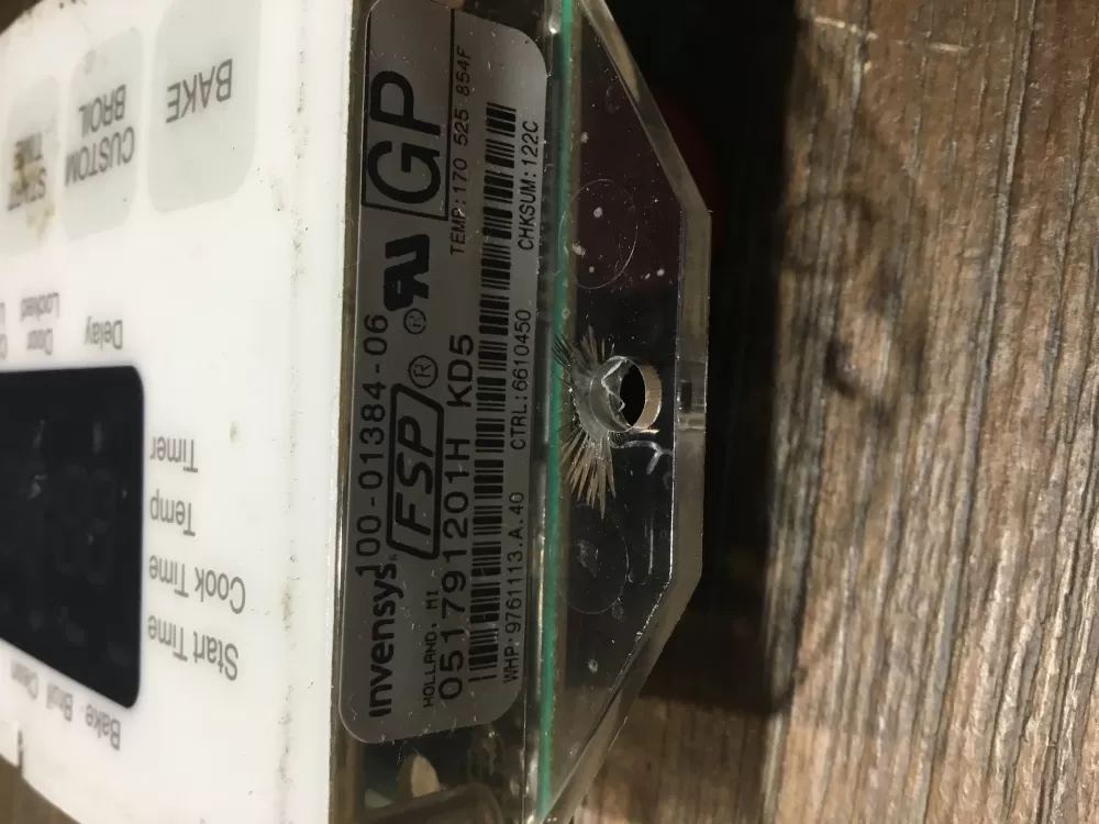 Whirlpool 100 01384 06 Stove Control Board AZ51826 | NR1848