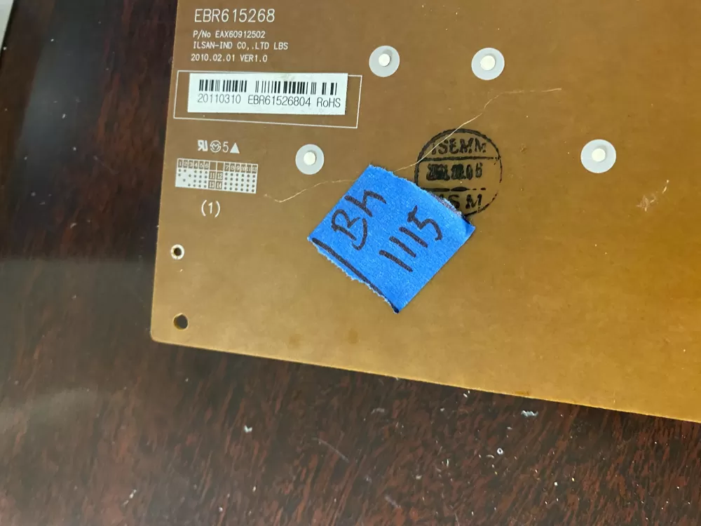 LG Kenmore AP5604149 EBR65640204 Refrigerator Control Board AZ35423 | BK1115