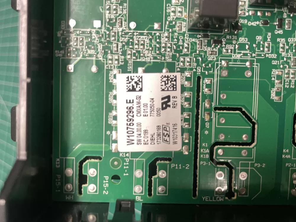 Whirlpool W10759296 Range Control Board AZ202427 | Wmv821