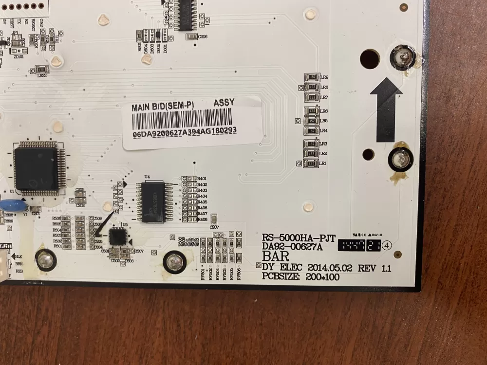 Samsung DA92-00627A Refrigerator Dispenser Control Board AZ33387 | BK1684