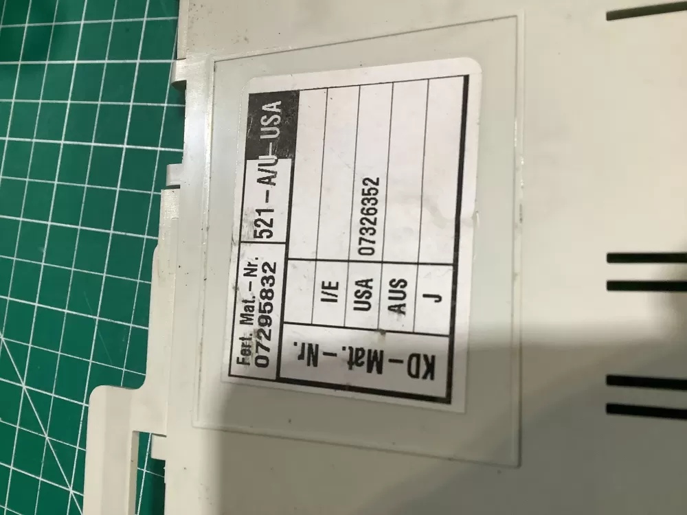 Miele ELPW521 07295832 07326352 Dishwasher Control Board AZ144658 | NRV246