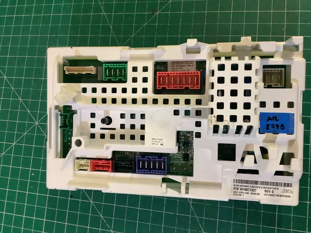 Whirlpool W10671327 W10671327 Washer Control Board AZ199183 | AR2778