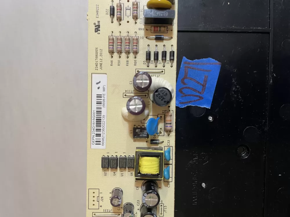 GE Dryer Control Board 234D1615G001 234D2709G001 |WMV158AZ194344 | KMV227