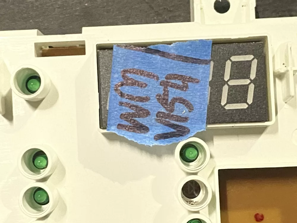 Kenmore Washer User Interface Board EBR75092908 EBR75092902 AZ27807 | WMV154
