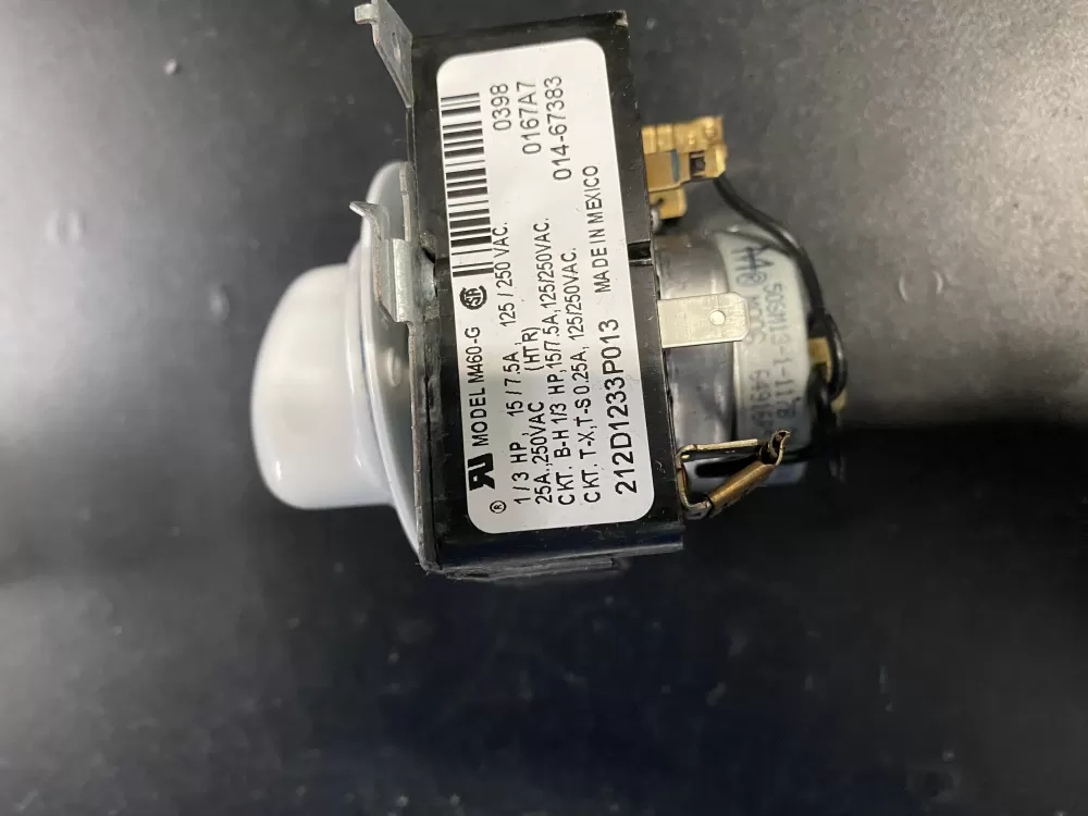 GE 212D1233P013 WE4M365 Dryer Timer AZ13463 | BK1135