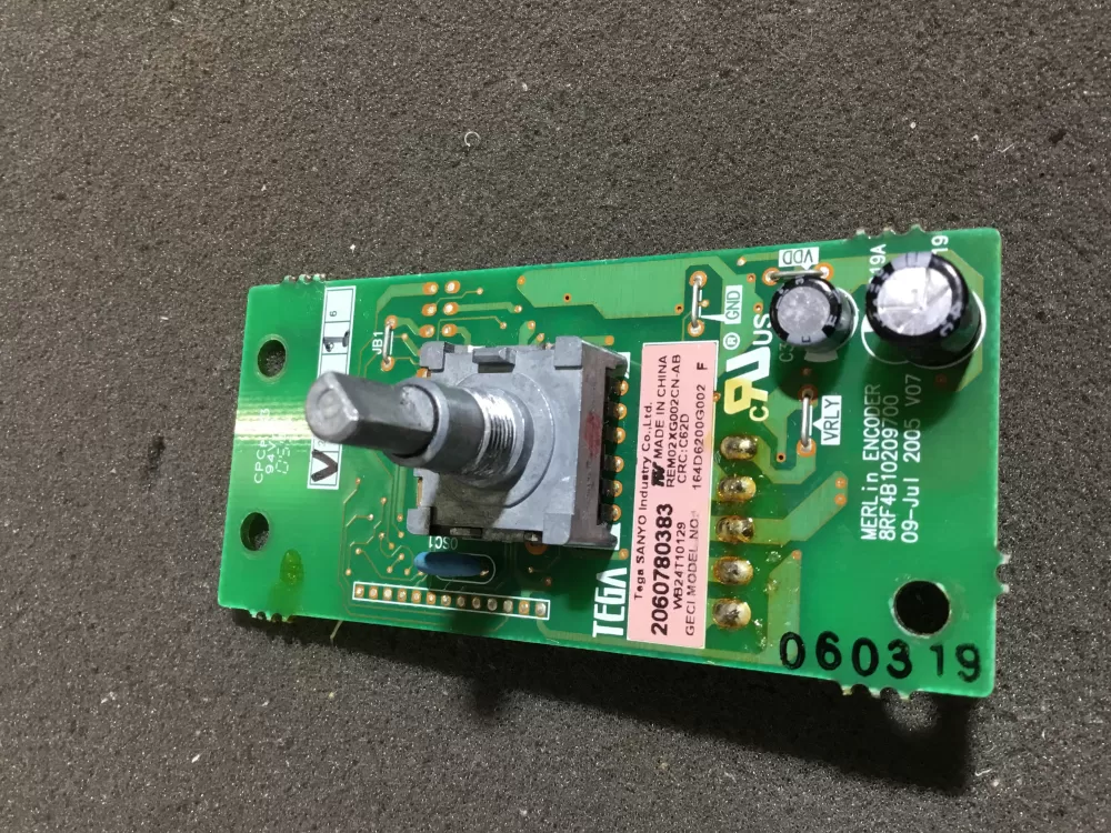 GE WB24T10129  164D6200G002 Range Temperature Encoder Control Board