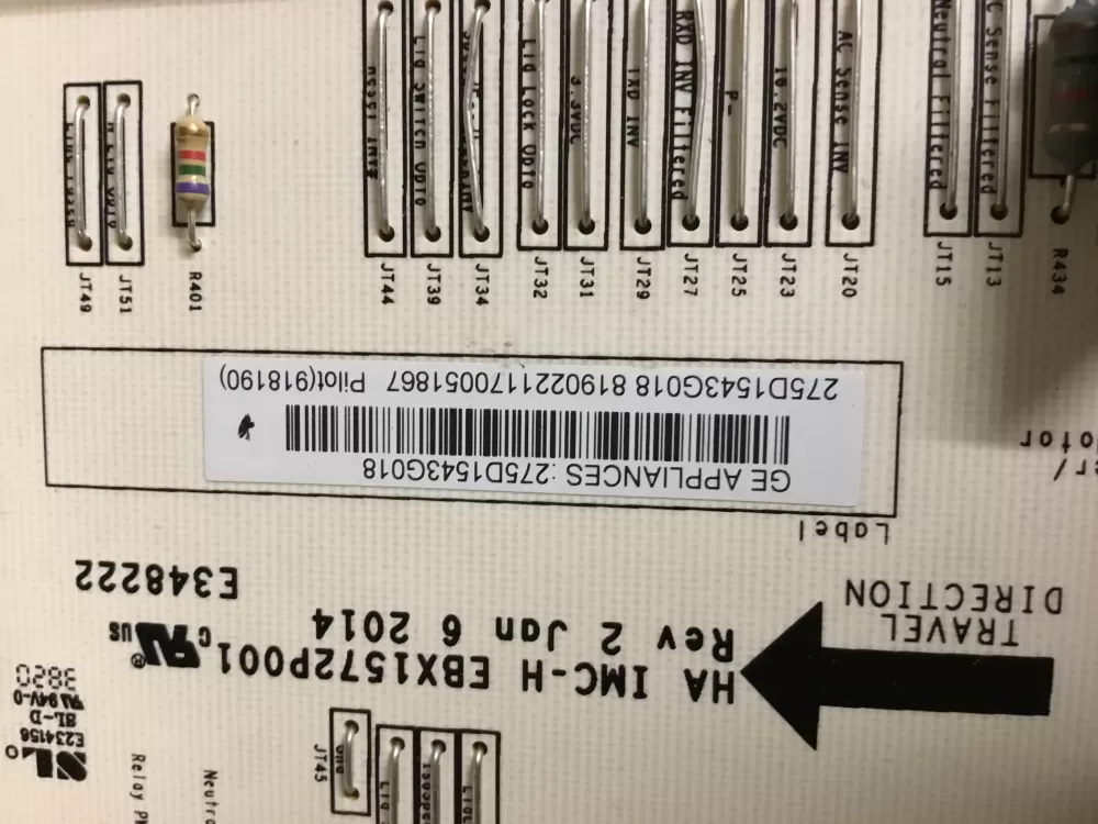 GE 275D1543G018 Washer Control Board AZ14978 | NRV355