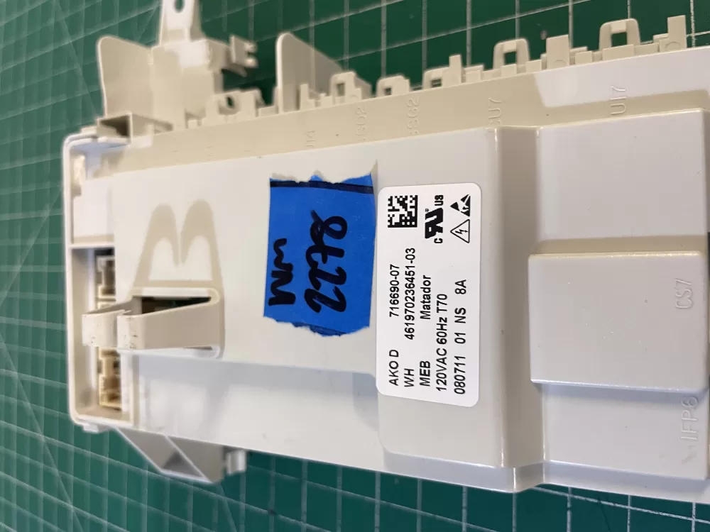 Whirlpool Kenmore 716690 07 Washer Control Board W10156258 AZ206850 | Wm2278