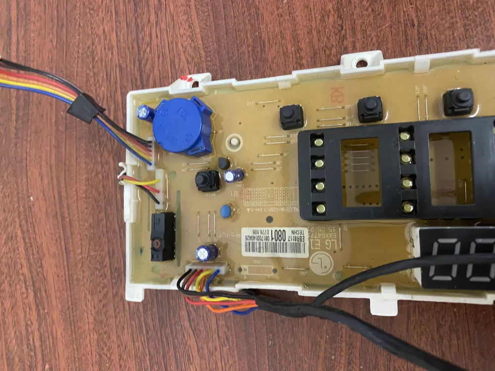 LG EBR81170801 Dryer Control Board Panel AZ44969 | BK1766