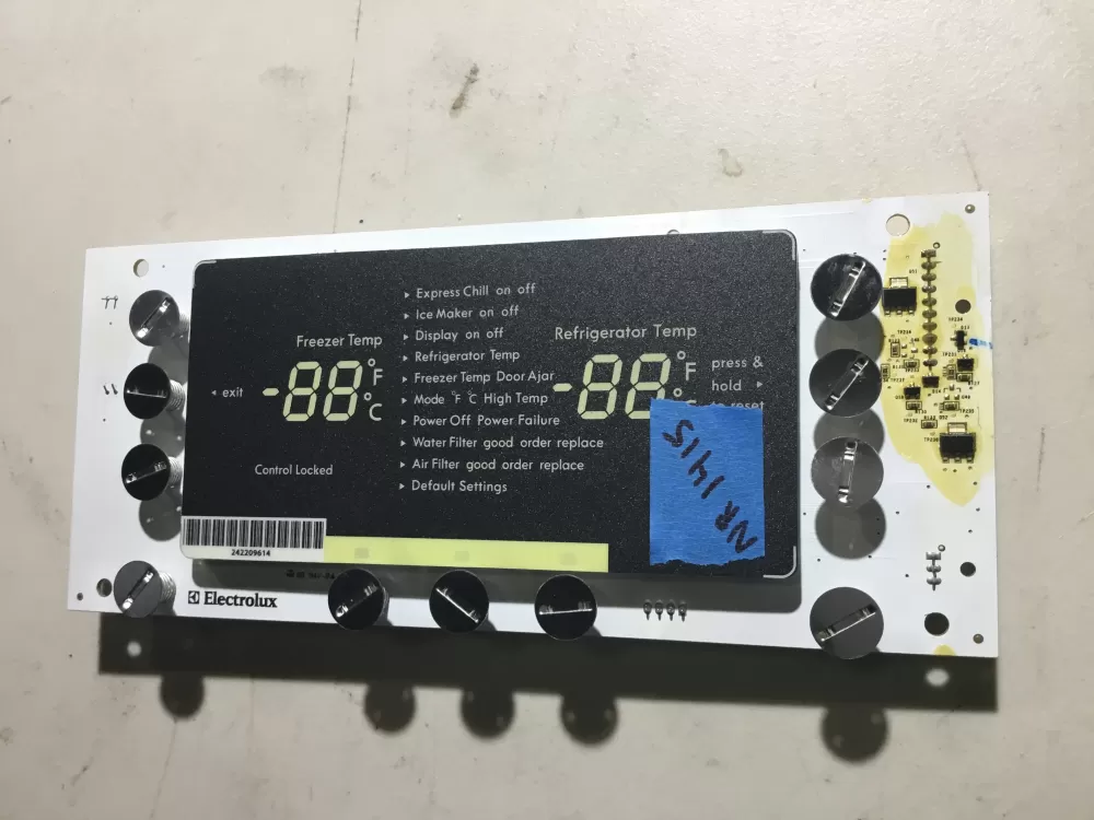 Electrolux 242209733 Refrigerator Display Control Board AZ37612 | NR1415
