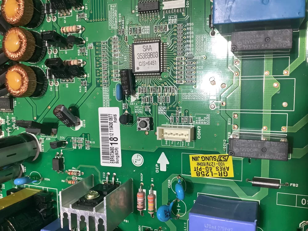 LG EBR67348018 Refrigerator Control Board AZ165822 | AR2545