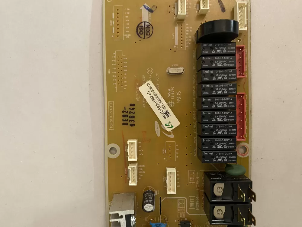 Samsung DE92-03624D Microwave Control Board AZ111135 | BK61