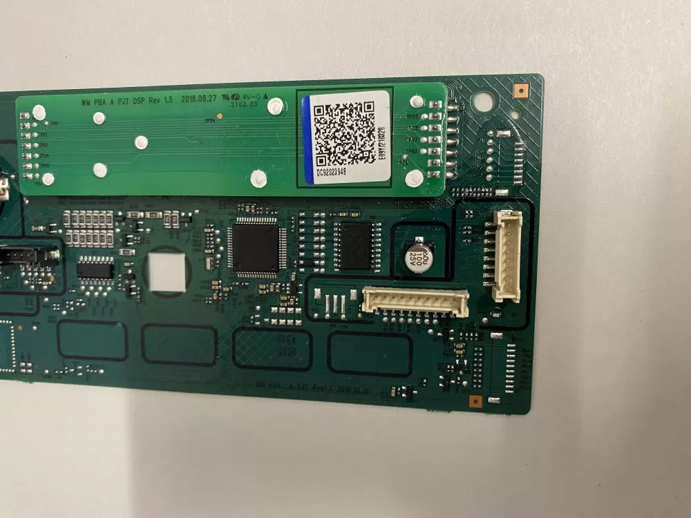 Samsung Wa50r5400av Washer Control Board Display Module AZ227368 | BK1928