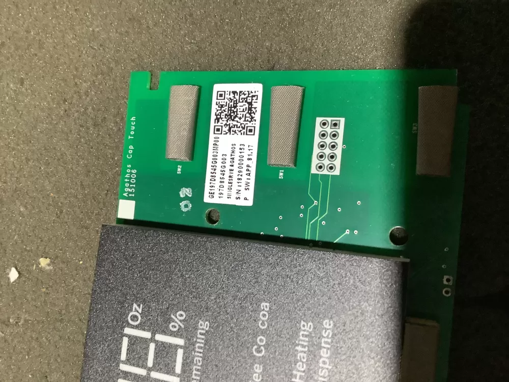 GE 197D8545G003 Refrigerator Control Board Dispenser Display AZ112506 | NR2120