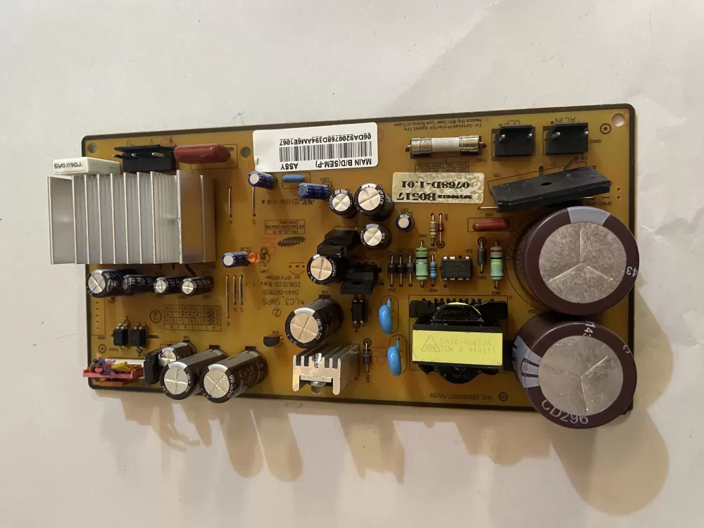 Samsung DA92-00768D Refrigerator Control Board Inverter