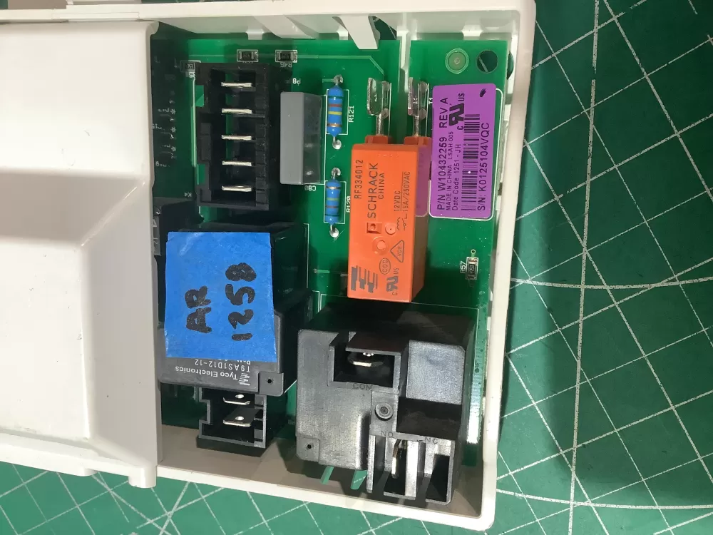 Whirlpool W10368722 W10432259 Dryer Control Board AZ190533 | AR1258