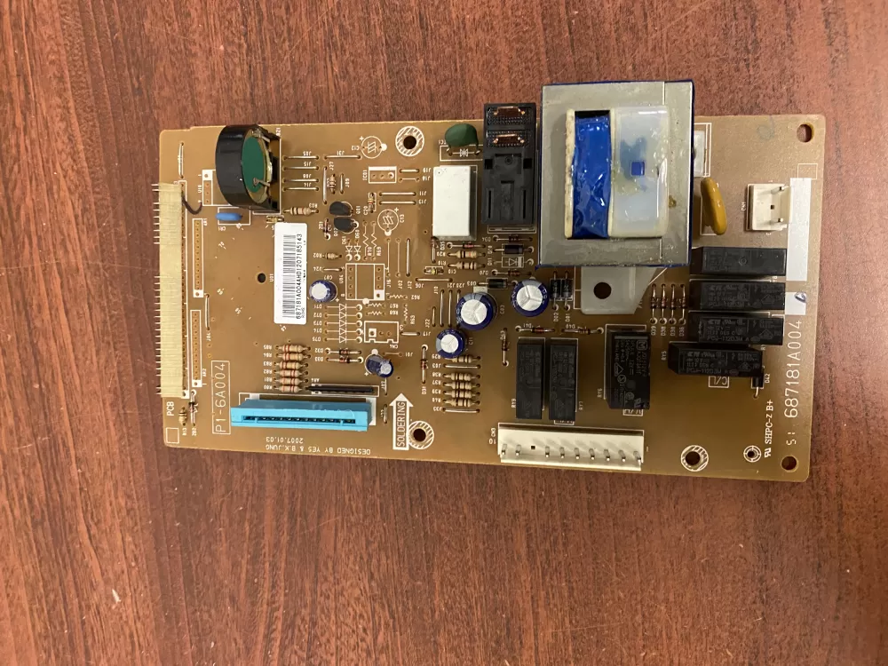 LG 687181A004A P1-6A004 Microwave Control Board