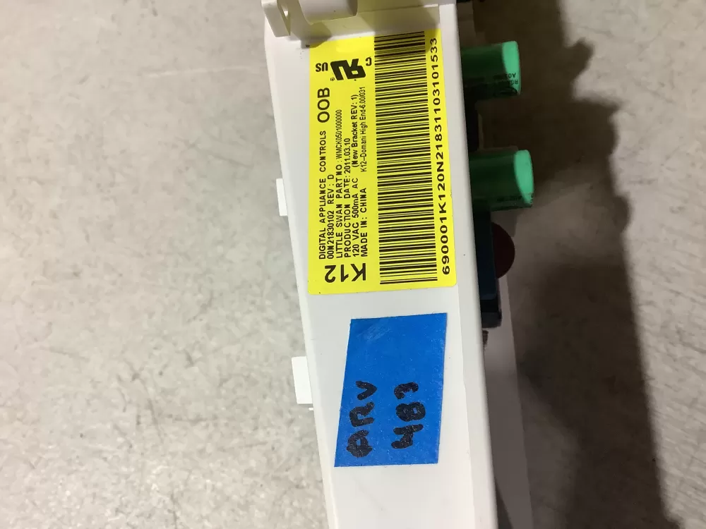 GE WH12X10355 00N21830102 WMCK0501000000 Washer Control Board AZ200029 | ARV483