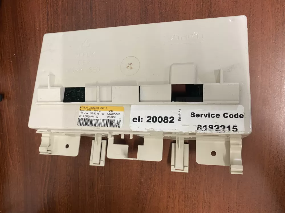 Whirlpool 24619 70220961 00 Washer Control Board CCU AZ39313 | BKV392