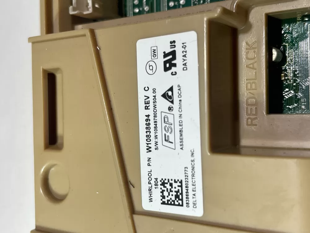 Maytag W10838694 W10892798 Dishwasher Control Board AZ142308 | Wm2393