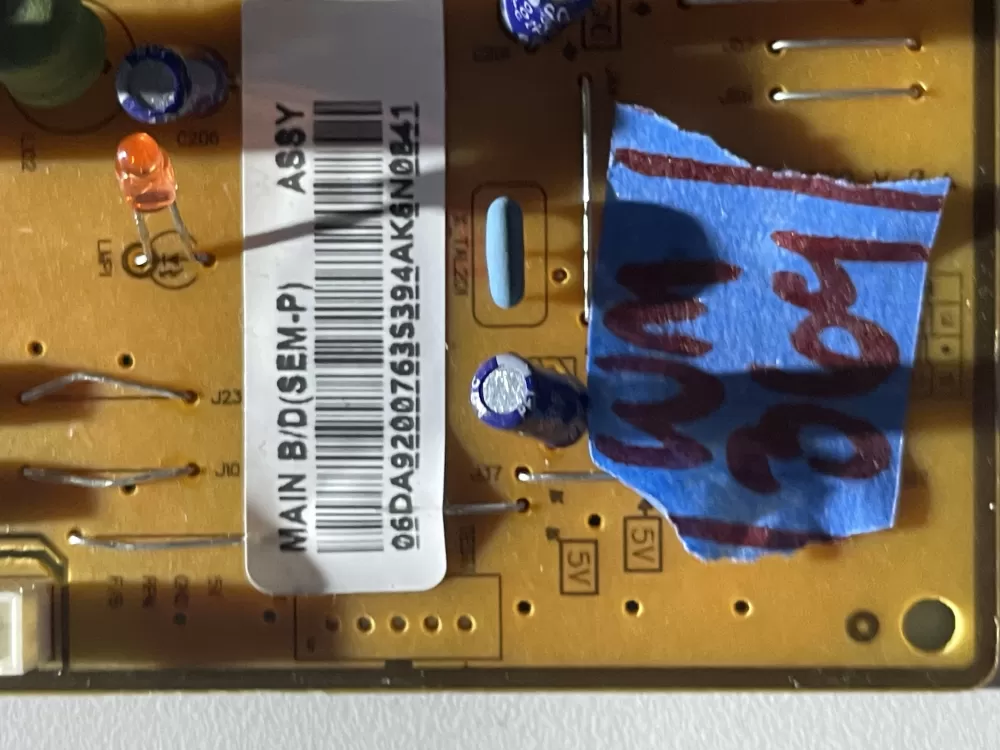 Samsung DA92-00763S AP680385 Refrigerator Inverter Control Board AZ39945 | Wm369