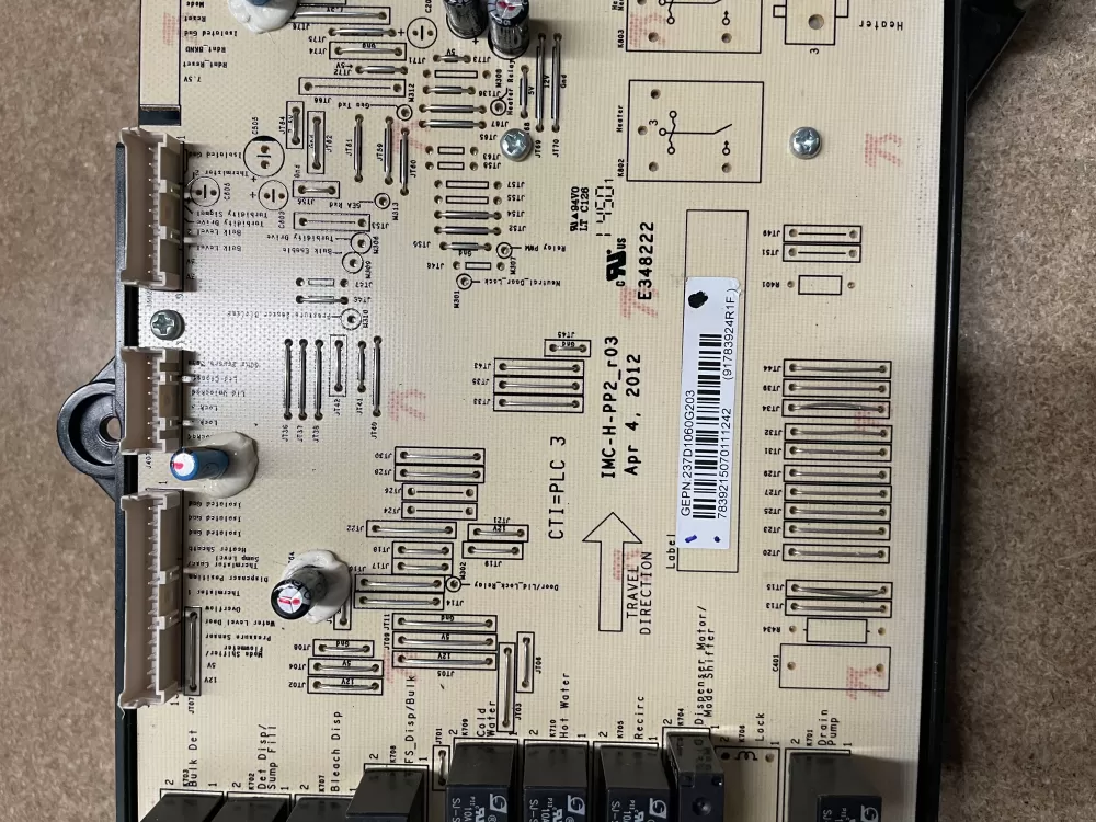 GE 237D1395G202 237D1122G202 237D1060G203 Washer Control Board AZ22903 | KMV102