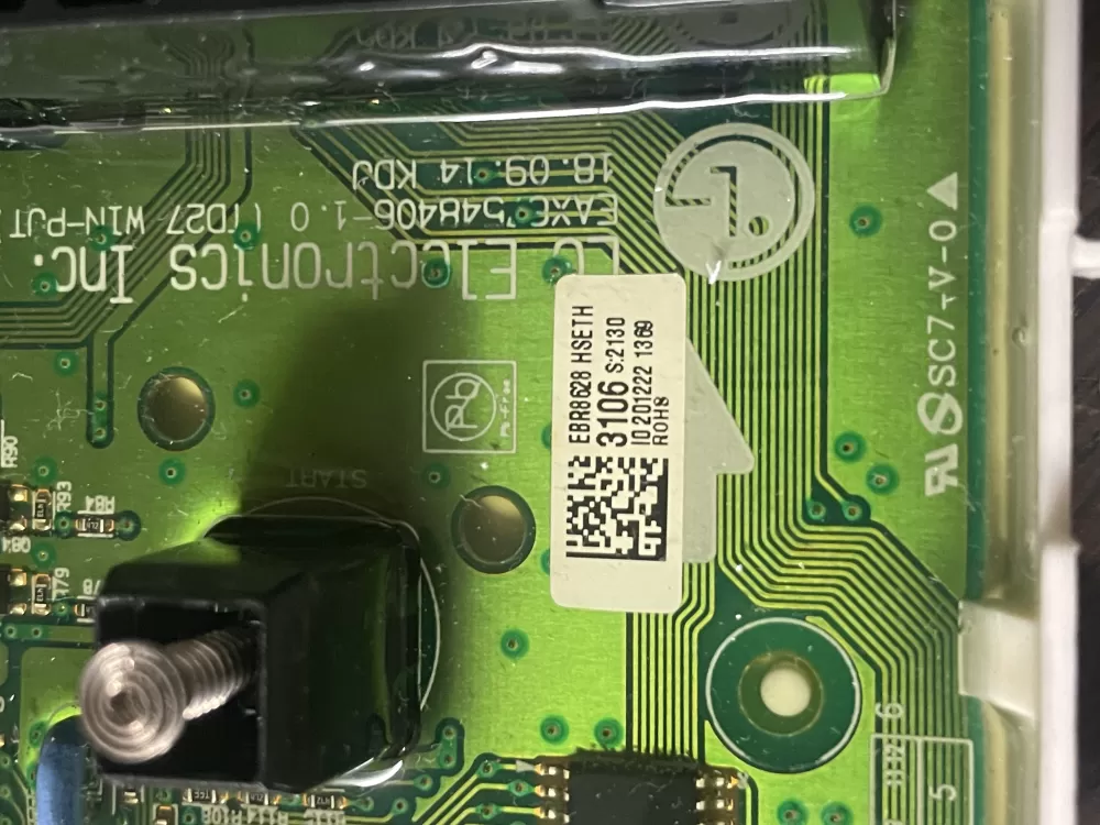 LG Washer PCB Display EBR86283106 AZ41970 | Wmv416
