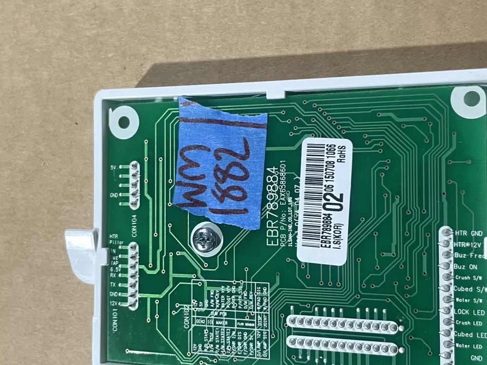Kenmore EBR78988402 Refrigerator Display Power Control Board AZ62032 | Wm1882