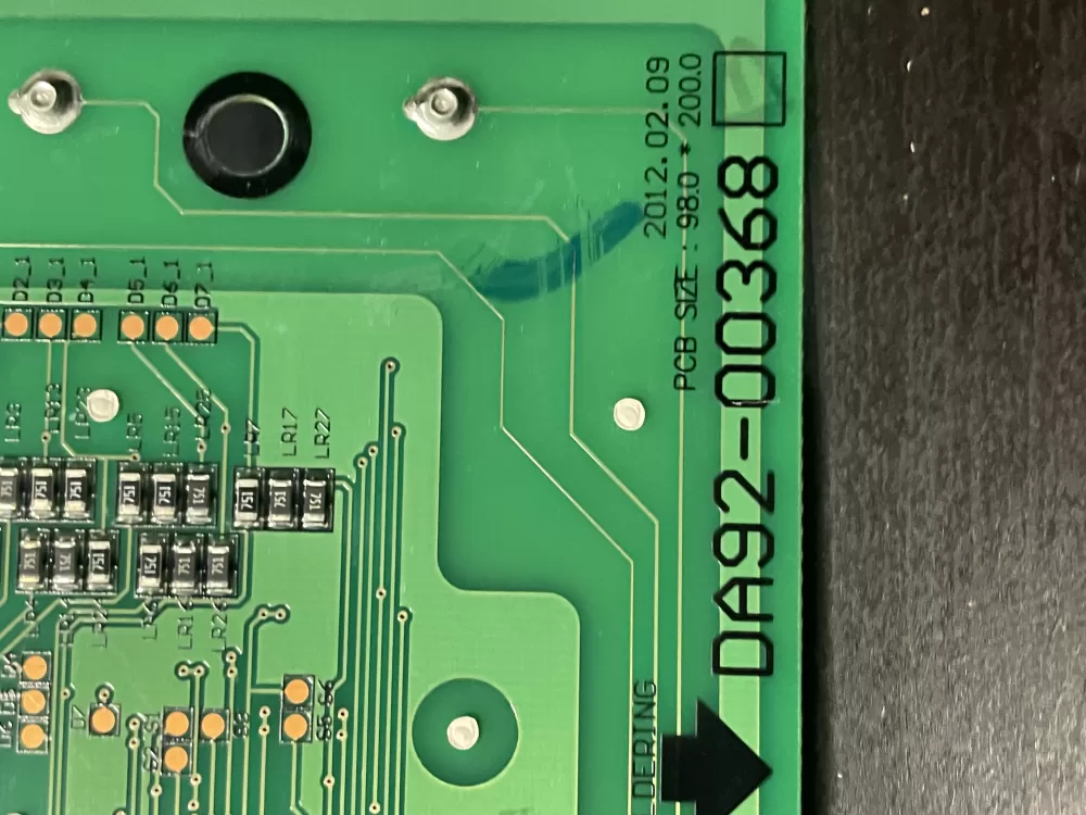 Samsung DA92-00368A Refrigerator Dispenser Board