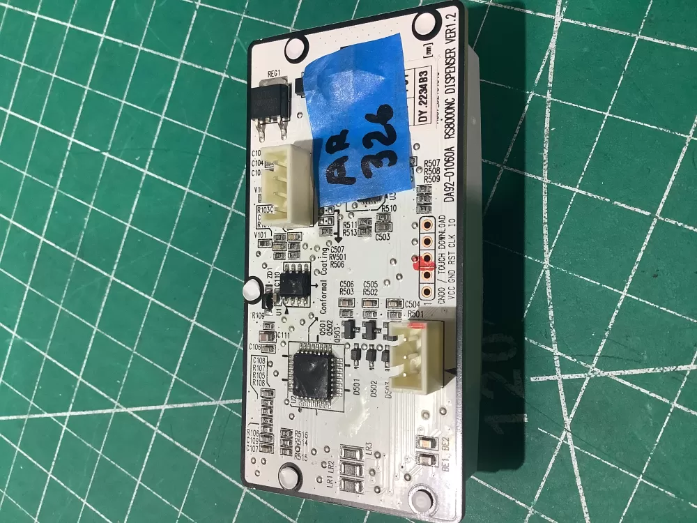 Samsung DA92-01060A Refrigerator Control Board Dispenser AZ189617 | AR326